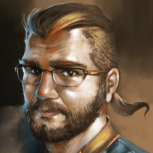 Hand-painted portrait of Lasse Numminen
